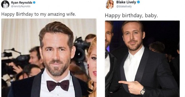 14 . Ünlü çift Blake Lively ve Ryan Reynolds Twitter 'dan doğum günlerini böyle kutladılar