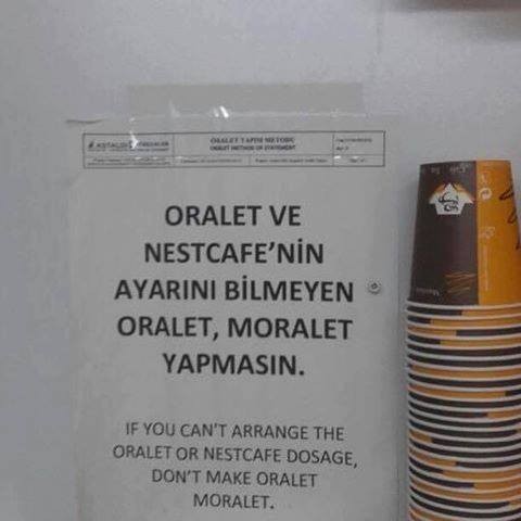 İngilizce çeviri > Oralet moralet! :)